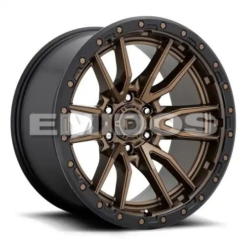 FUEL D681 REBEL MATTE BRONZE BLACK BEAD RING 6x139.7 17R 9 106.1 -12
