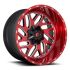 FUEL D691 TRITON CANDY RED MILLED 8x165.1 20R 10 125.1 -18