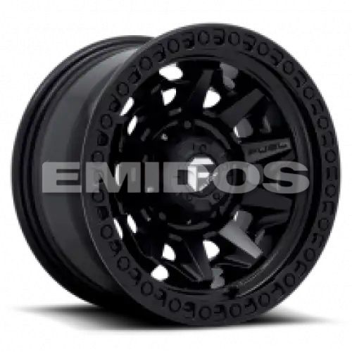 FUEL D694 COVERT MATTE BLACK 5x139.7 15R 8 108 -19