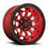 FUEL D695 COVERT CANDY RED BLACK BEAD RING 8x170 18R 9 125.1 -12