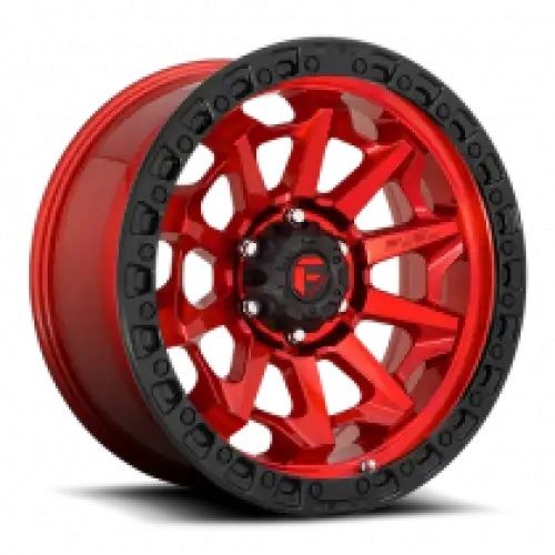 FUEL D695 COVERT CANDY RED BLACK BEAD RING 5x127 20R 10 71.5 -18