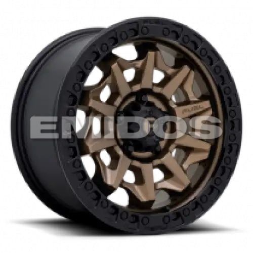 FUEL D696 COVERT MATTE BRONZE BLACK BEAD RING 6x139.7 15R 8 108 -19