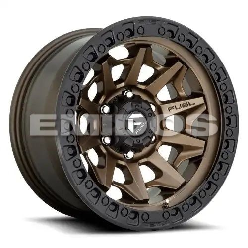 FUEL D696 COVERT MATTE BRONZE BLACK BEAD RING 8x165.1 17R 9 125.1 1