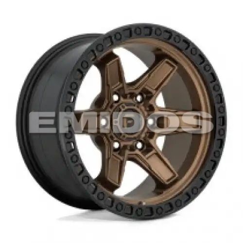 FUEL D699 KICKER MATTE BRONZE BLACK BEAD RING 6x139.7 17R 9 106.1 -12