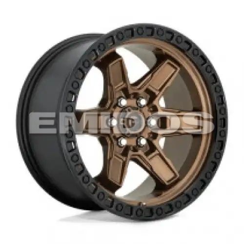 FUEL D699 KICKER MATTE BRONZE BLACK BEAD RING 6x114.3 17R 9 66.06 12