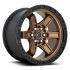 FUEL D699 KICKER MATTE BRONZE BLACK BEAD RING 6x135 17R 9 87.1 1