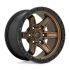 FUEL D699 KICKER MATTE BRONZE BLACK BEAD RING 6x139.7 18R 9 106.1 1