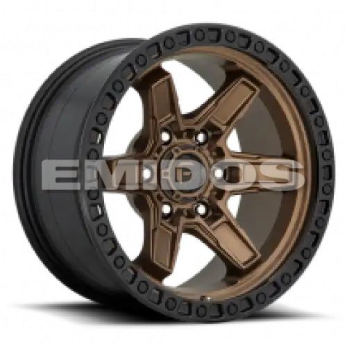 FUEL D699 KICKER MATTE BRONZE BLACK BEAD RING 6x135 18R 9 87.1 1