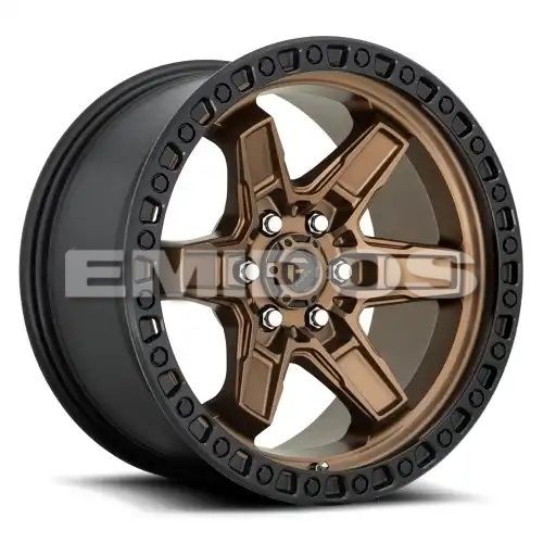 FUEL D699 KICKER MATTE BRONZE BLACK BEAD RING 6x135 20R 9 87.1 1