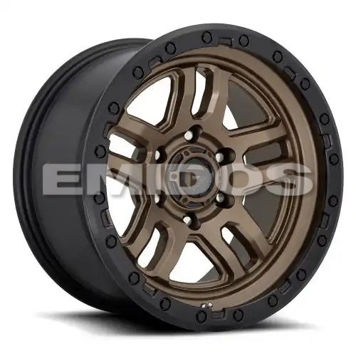 FUEL D702 AMMO MATTE BRONZE BLACK BEAD RING 6x135 17R 9 87.1 -12