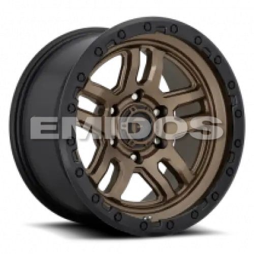 FUEL D702 AMMO MATTE BRONZE BLACK BEAD RING 6x135 18R 9 87.1 20