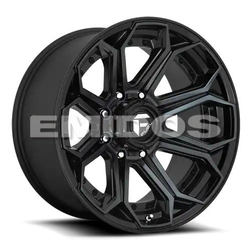 FUEL D704 SIEGE GLOSS MACHINED DOUBLE DARK TINT 5x127 18R 9 71.5 -12