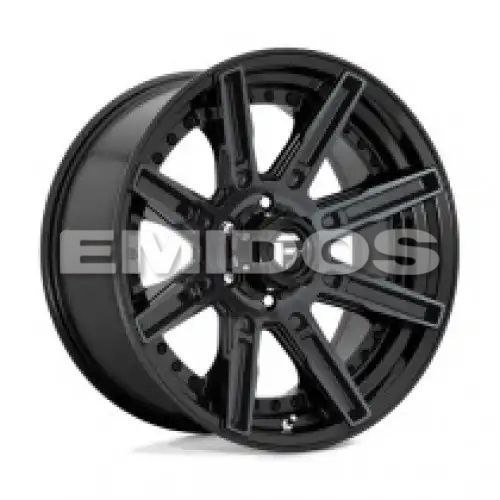 FUEL D708 ROGUE GLOSS MACHINED DOUBLE DARK TINT 5x127 20R 10 71.5 -18