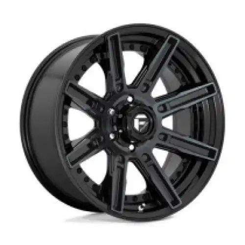 FUEL D708 ROGUE GLOSS MACHINED DOUBLE DARK TINT 5x127 20R 9 71.5 1