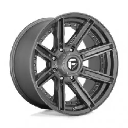 FUEL D710 ROGUE PLATINUM BRUSHED GUN METAL TINTED CLEAR 8x180 20R 10 124.2 -18