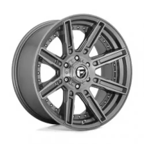 FUEL D710 ROGUE PLATINUM BRUSHED GUN METAL TINTED CLEAR 5x127 20R 10 71.5 -18