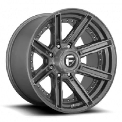 FUEL D710 ROGUE PLATINUM BRUSHED GUN METAL TINTED CLEAR 6x135 20R 9 87.1 1