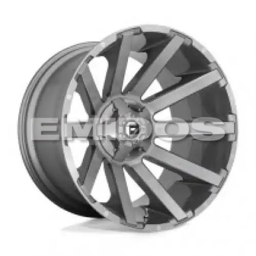 FUEL D714 CONTRA PLATINUM BRUSHED GUN METAL TINTED CLEAR 5x127/139.7 26R 12 87.1 -44