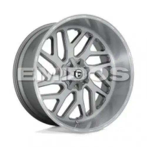 FUEL D715 TRITON PLATINUM BRUSHED GUN METAL TINTED CLEAR 8x165.1 26R 12 125.1 -44