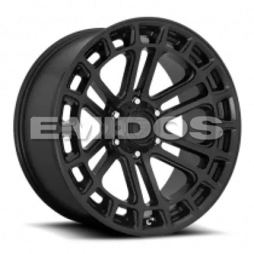 FUEL D718 HEATER MATTE BLACK 6x135 18R 9 87.1 1