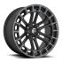 FUEL D720 HEATER MATTE BLACK DOUBLE DARK TINT MACHINED 6x135 17R 9 87.1 -12