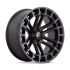 FUEL D720 HEATER MATTE BLACK DOUBLE DARK TINT MACHINED 6x139.7 22R 10 106.1 -13
