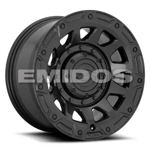 FUEL D729 TRACKER SATIN BLACK 6x120/139.7 17R 9 78.1 1