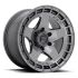 FUEL D734 WARP MATTE GUN METAL 5x127 17R 9 71.5 1