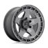 FUEL D734 WARP MATTE GUN METAL 5x127 20R 9 71.5 1