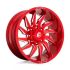 FUEL D745 SABER CANDY RED MILLED 6x139.7 20R 9 106.1 1