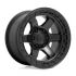FUEL D750 BLOCK MATTE BLACK W/ BLACK RING 5x127 18R 9 71.5 -12
