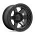FUEL D750 BLOCK MATTE BLACK W/ BLACK RING 5x139.7 18R 9 78.1 1