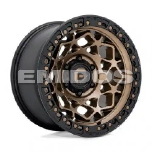 FUEL D785 UNIT BRONZE W/ MATTE BLACK RING 6x139.7 17R 9 106.1 -12