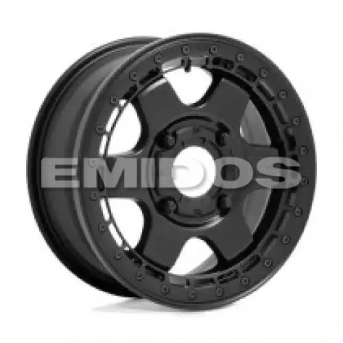 Fuel UTV D922 BLOCK BEADLOCK MATTE BLACK W/ BLACK RING 4x137 15R 6 110.1 38