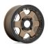 Fuel UTV D924 BLOCK BEADLOCK MATTE BRONZE W/ BLACK RING 4x156 15R 6 132 38