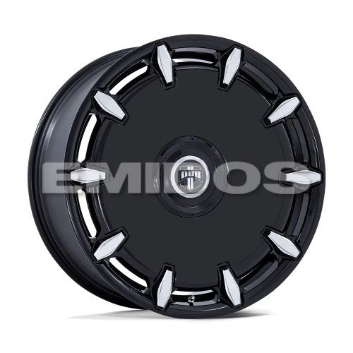 DUB DC271 CHEEF GLOSS BLACK MILLED 5x115/120 24R 9 74.1 38