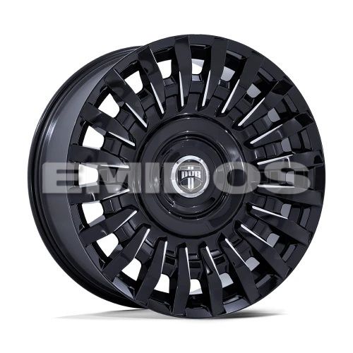 DUB DC272 HONCHO GLOSS BLACK MILLED 5x115/120 22R 9 74.1 15