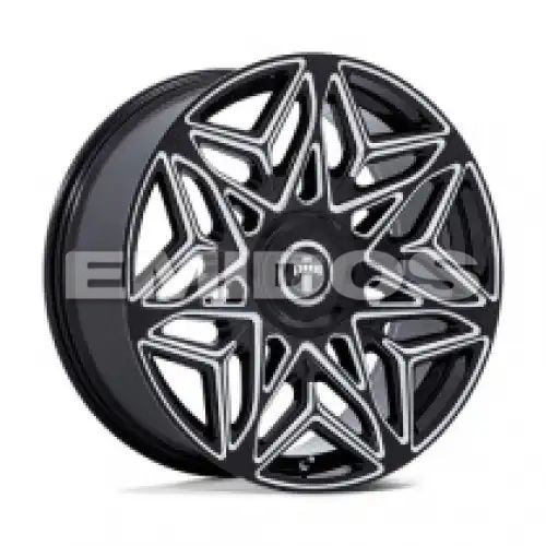 DUB DC274 ANOMALY GLOSS BLACK MILLED 5x115/120 24R 9 74.1 38