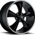 FOOSE F104 LEGEND GLOSS BLACK MILLED 5x127 20R 8.5 78.1 7