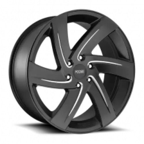 FOOSE F167 BODINE MATTE BLACK MILLED 6x139.7 22R 9.5 78.1 25