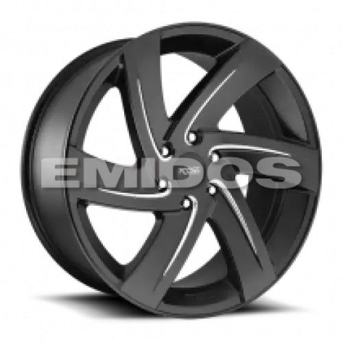 FOOSE F167 BODINE MATTE BLACK MILLED 6x139.7 22R 9.5 78.1 25