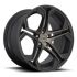 FOOSE F168 IMPALA MATTE MACHINED DOUBLE DARK TINT 5x114.3 20R 9 72.56 35