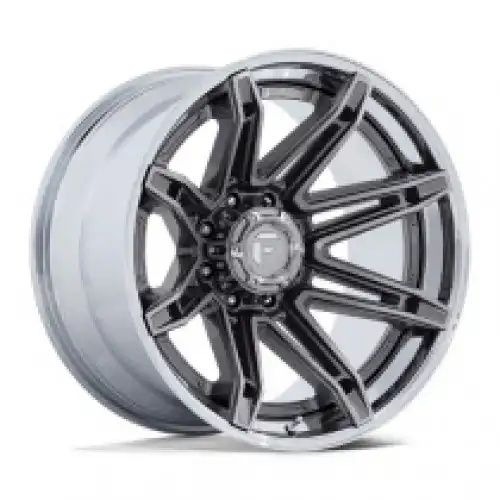 FUEL FC401 BRAWL PLATINUM W/ CHROME LIP 6x139.7 20R 10 106.1 -18