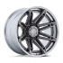 FUEL FC401 BRAWL PLATINUM W/ CHROME LIP 8x180 22R 10 124.2 -18