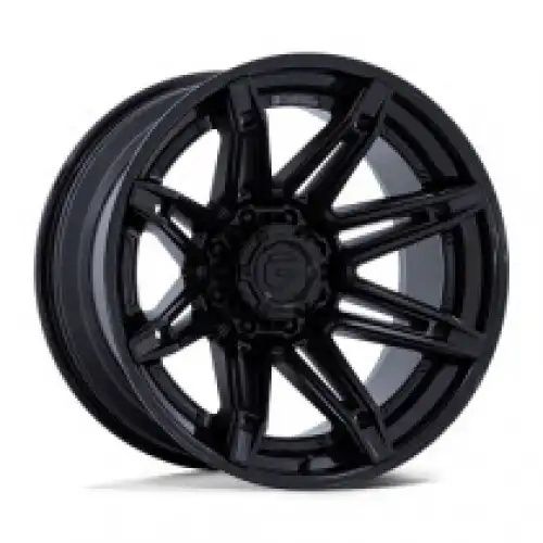 FUEL FC401 BRAWL MATTE BLACK W/ GLOSS BLACK LIP 8x165.1 22R 10 125.1 -18