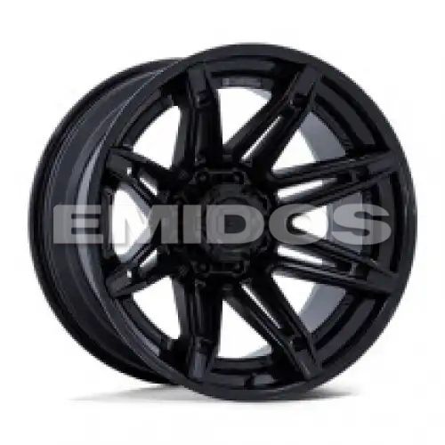 FUEL FC401 BRAWL MATTE BLACK W/ GLOSS BLACK LIP 6x139.7 22R 12 106.1 -44