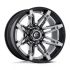 FUEL FC401 BRAWL CHROME W/ GLOSS BLACK LIP 8x180 22R 12 124.2 -44