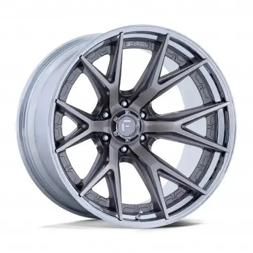 FUEL FC402 CATALYST PLATINUM W/ CHROME LIP 6x135 20R 9 87.1 1