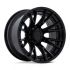FUEL FC402 CATALYST MATTE BLACK W/ GLOSS BLACK LIP 8x170 20R 9 125.1 1