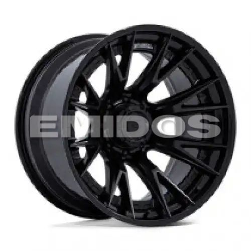 FUEL FC402 CATALYST MATTE BLACK W/ GLOSS BLACK LIP 8x165.1 22R 12 125.1 -44
